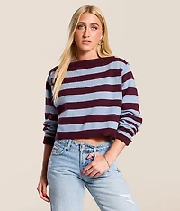 Striped Boatneck Sweater