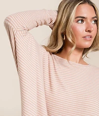 Striped Dolman Top