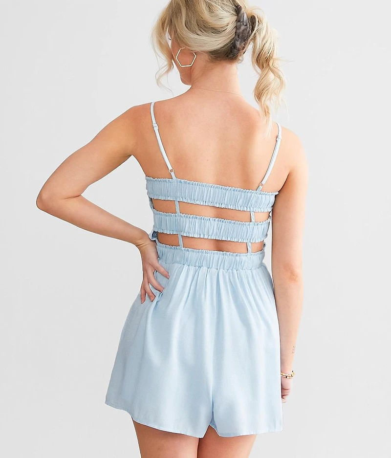Smocked Ruffle Romper