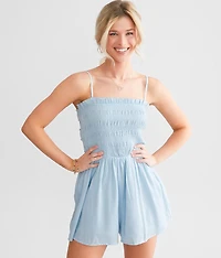 Smocked Ruffle Romper
