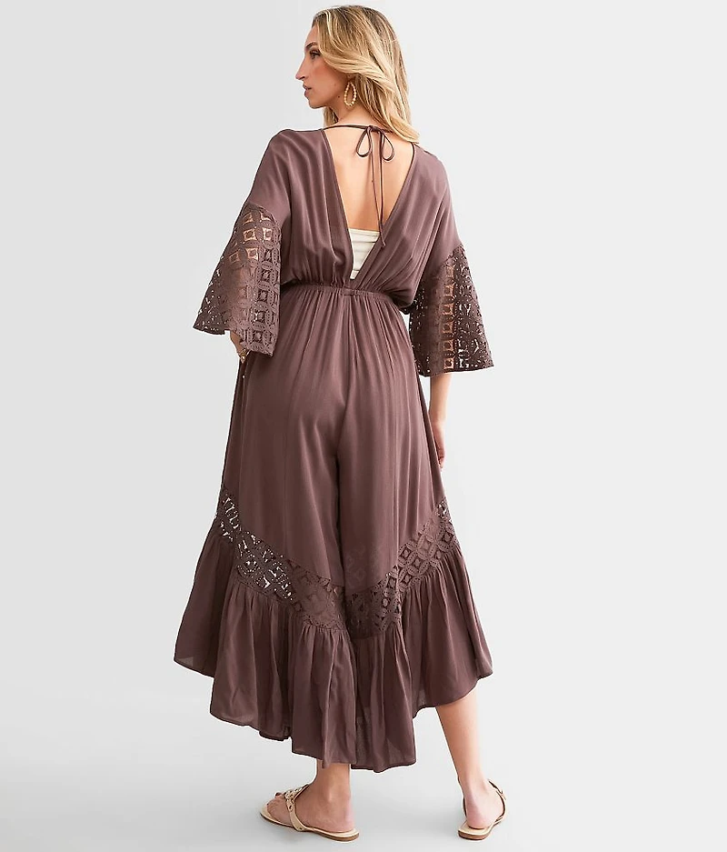 Crochet Wide Leg Jumpsuit