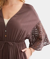 Crochet Wide Leg Jumpsuit