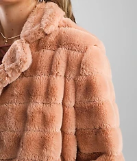 Faux Fur Flyaway Jacket