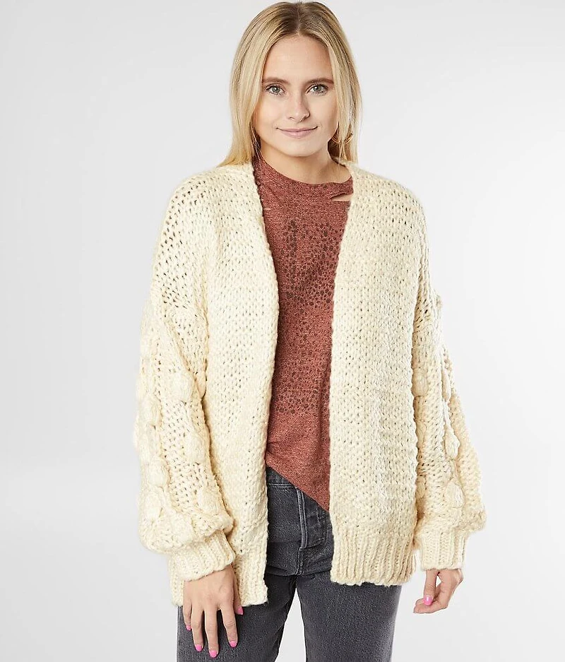 Bobble Cardigan Sweater