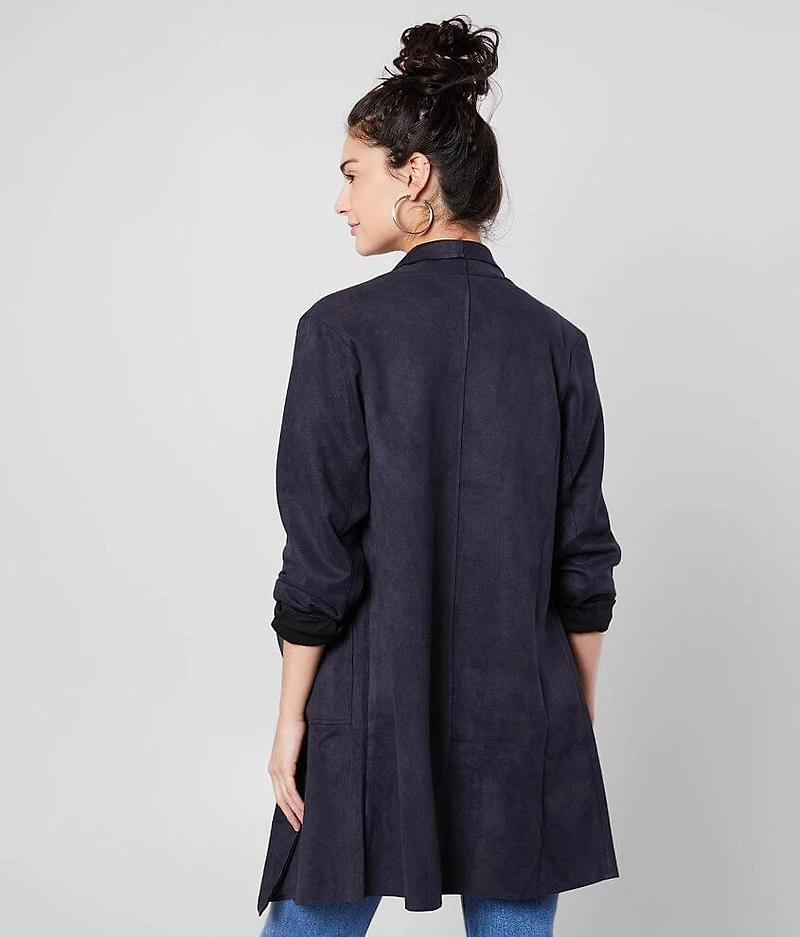 Faux Suede Jacket