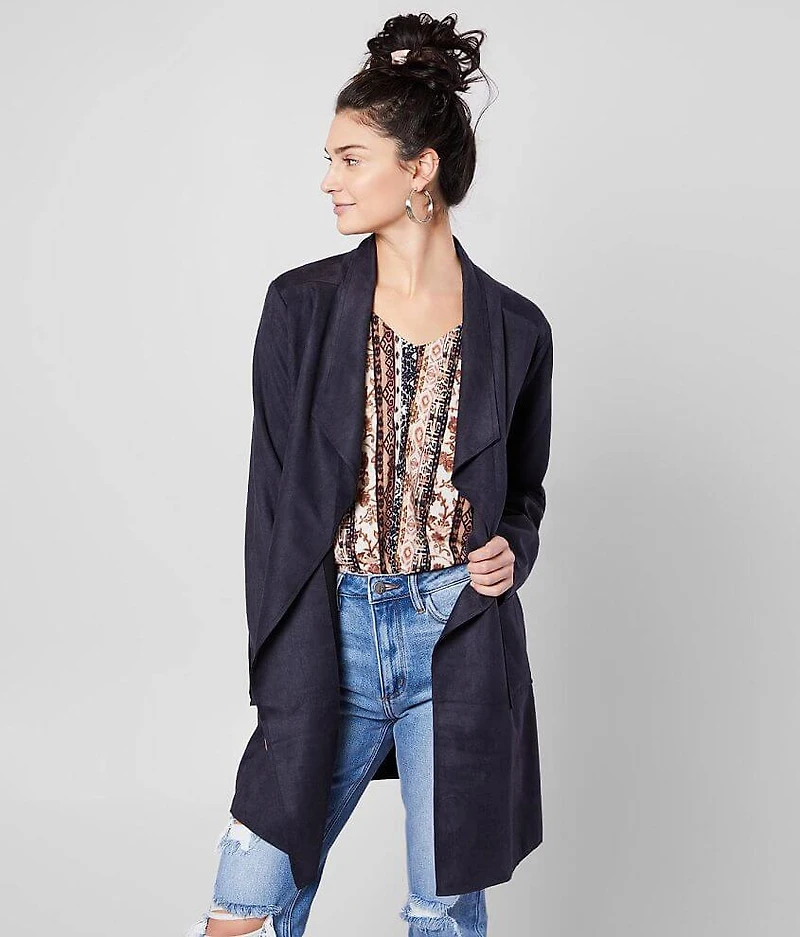 Faux Suede Jacket
