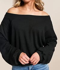 Off The Shoulder Cropped Top