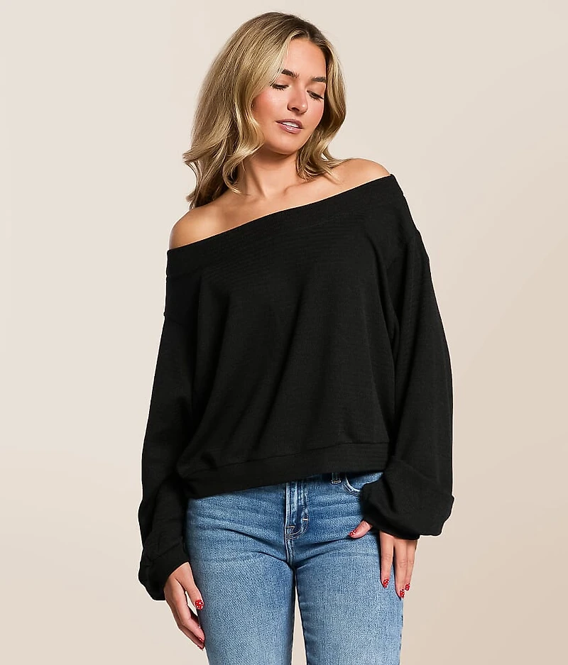 Off The Shoulder Cropped Top