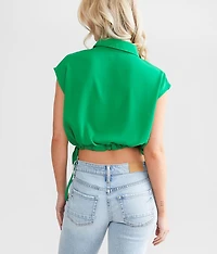 Press Pause Cropped Top