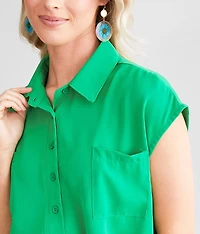 Press Pause Cropped Top