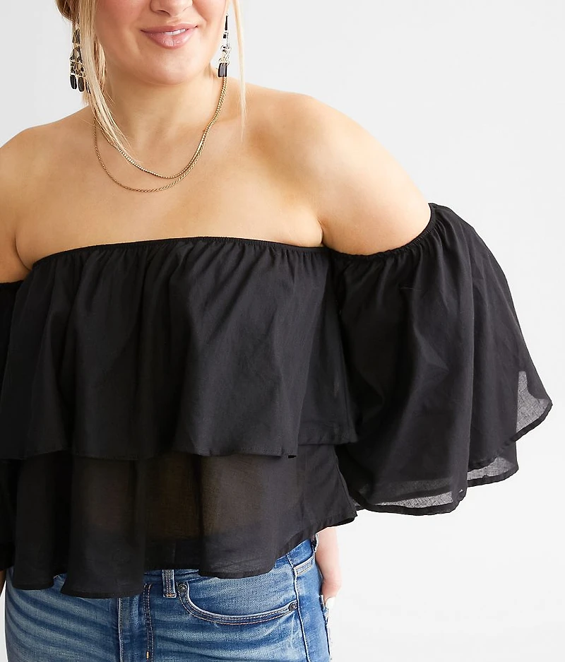 Off The Shoulder Cropped Top