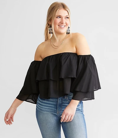 Off The Shoulder Cropped Top