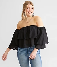 Off The Shoulder Cropped Top
