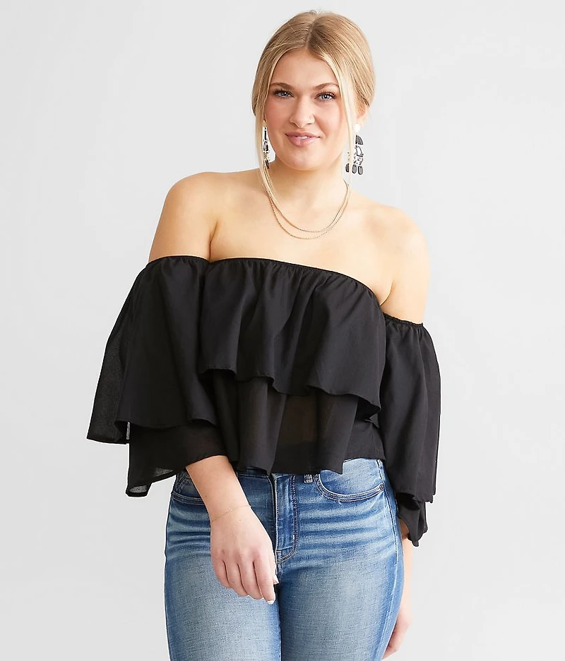 Off The Shoulder Cropped Top