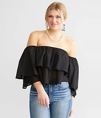 Off The Shoulder Cropped Top