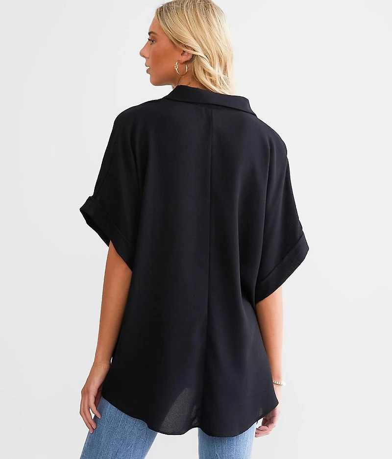 One & Only Oversized Dolman Henley