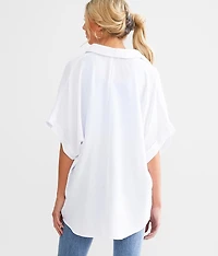 One & Only Oversized Dolman Henley