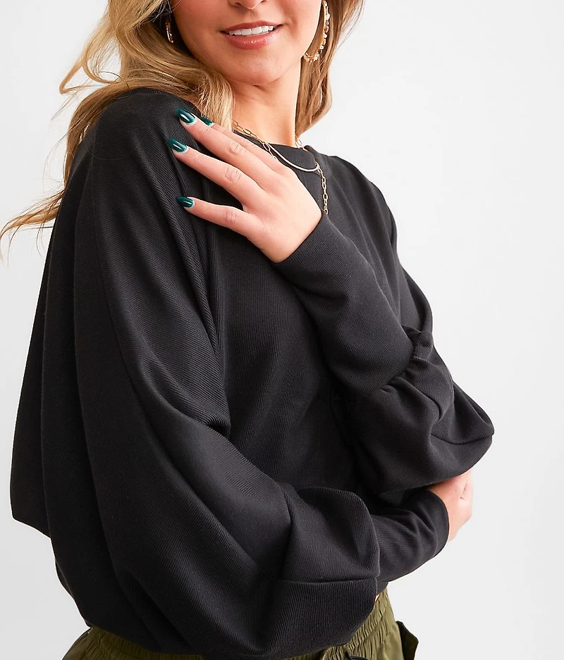 Casual Cutie Oversized Crop Top