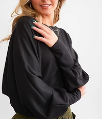 Casual Cutie Oversized Crop Top