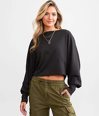 Casual Cutie Oversized Crop Top