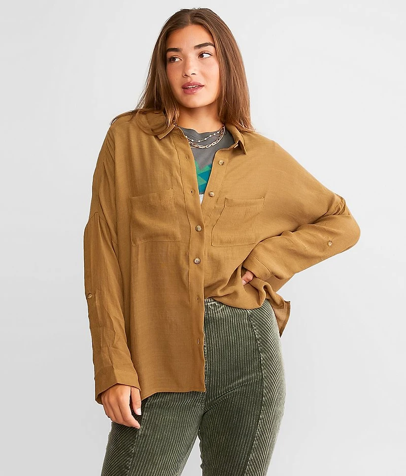 Textured Woven Blouse