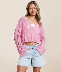 Destructed Cardigan Sweater