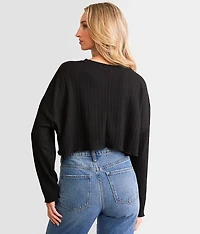 Favorite Date Oversized Crop Top