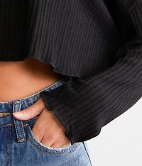 Favorite Date Oversized Crop Top