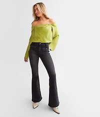 Satin Cold Shoulder Top