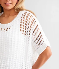 Cropped Boxy Sweater