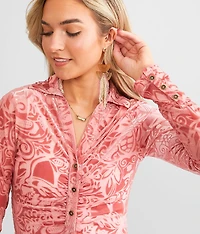 Velvet Collared Shirt