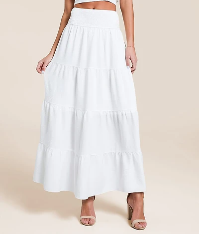 Willow & Root Tiered Maxi Skirt