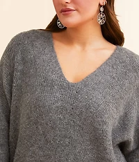 V-Neck Oversized Sweater