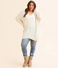 V-Neck Oversized Sweater