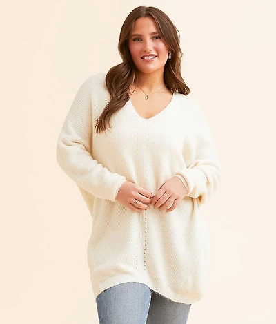 V-Neck Oversized Sweater