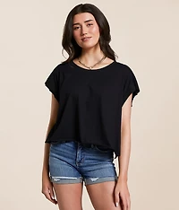 Open Back Cropped Top