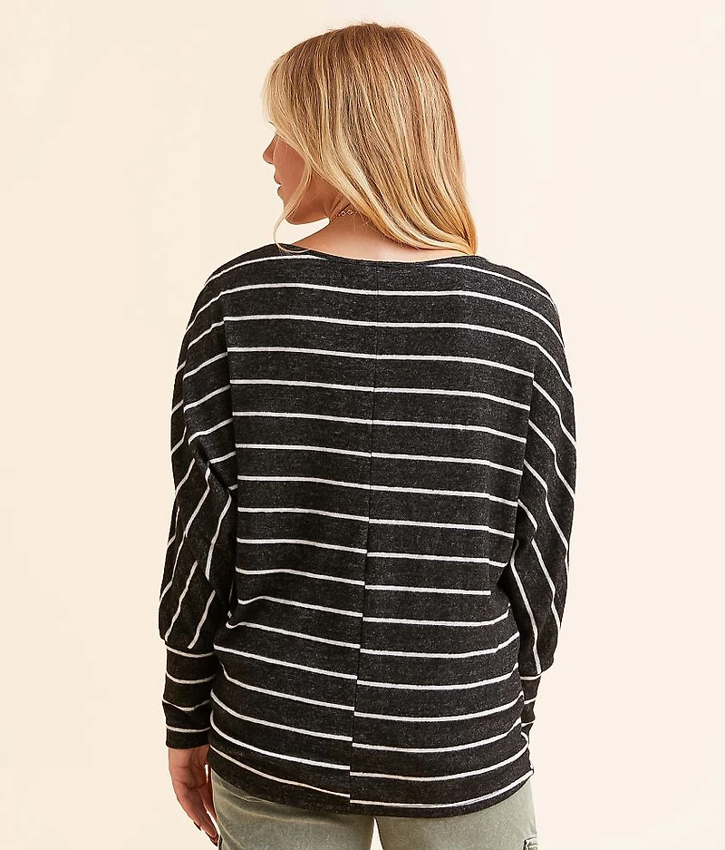 Striped Dolman Top