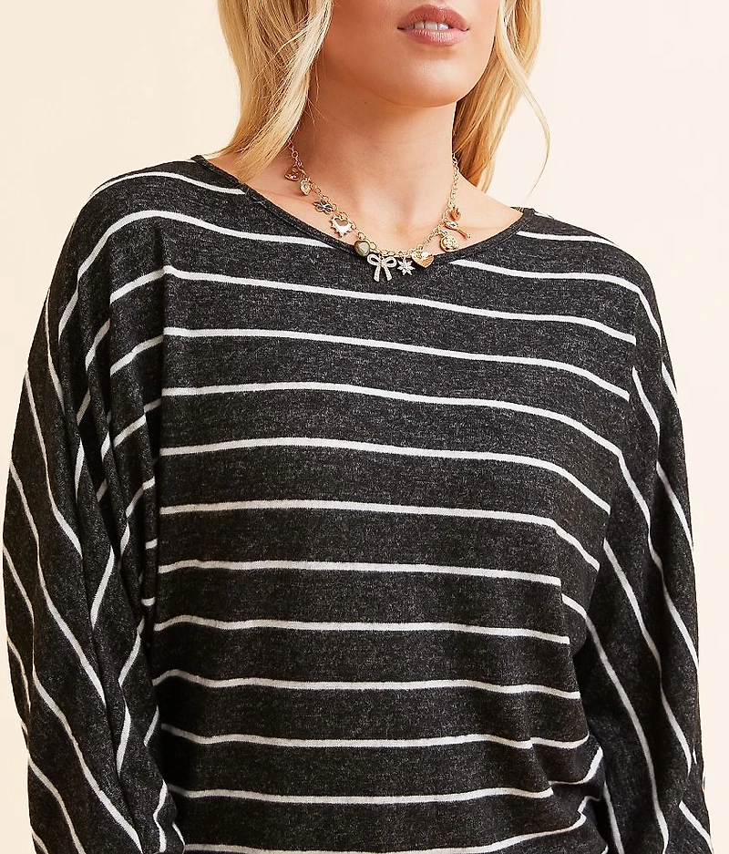 Striped Dolman Top
