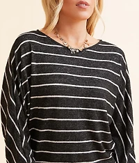 Striped Dolman Top