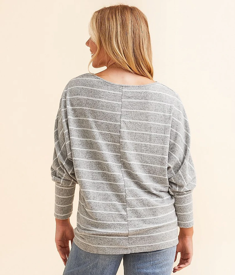 Striped Dolman Top