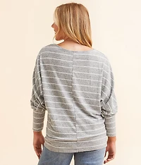 Striped Dolman Top