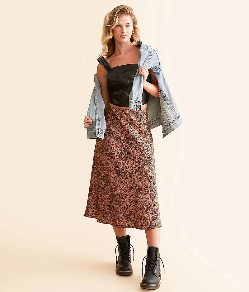 Faux Leather Cropped Tank Top