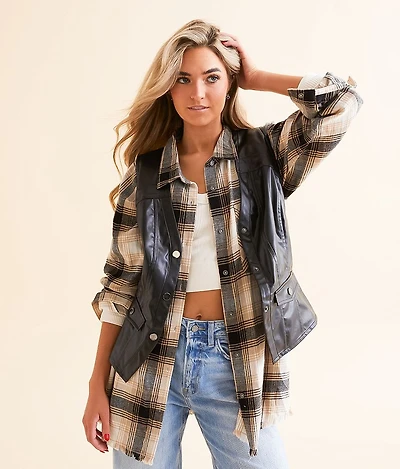 Faux Leather Vest