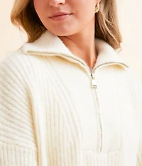 Half Zip Collared Sweater