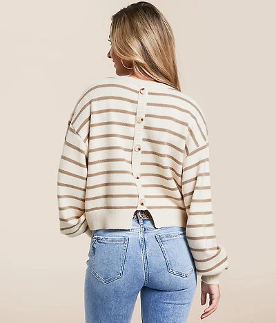 Striped Boxy Sweater