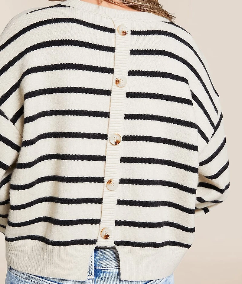 Striped Boxy Sweater