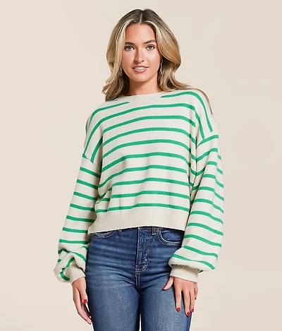 Striped Boxy Sweater