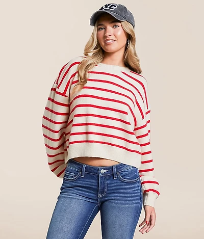 Striped Boxy Sweater