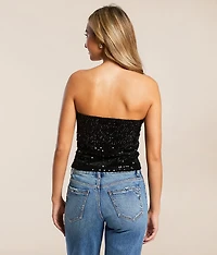 Sequin Tube Top
