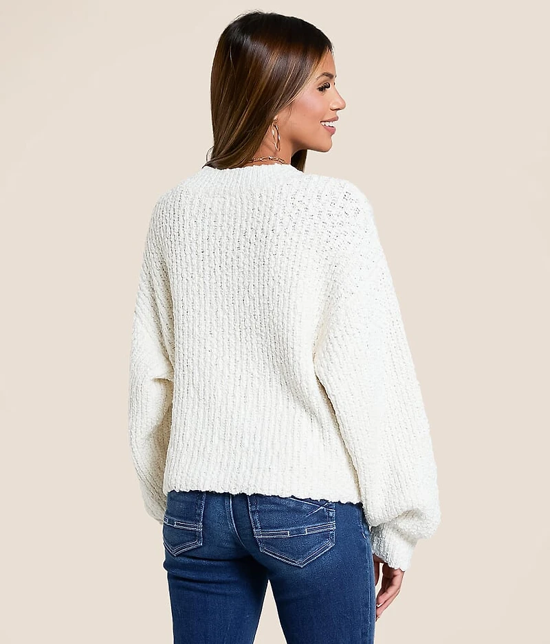 Nubby Cropped Sweater